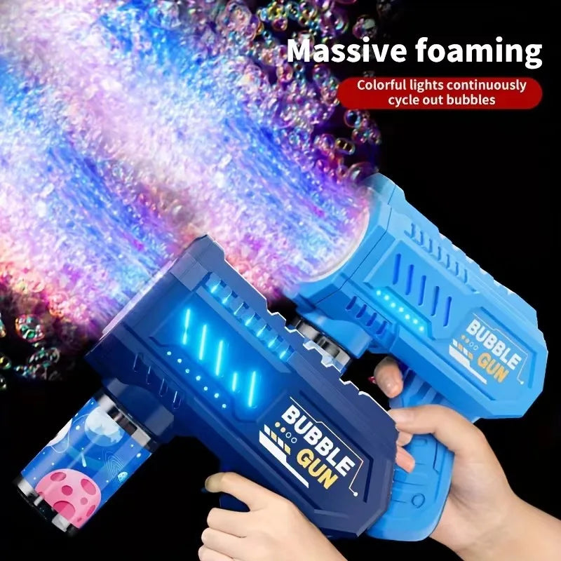 1-Automatic Bubble Gun – Rocket Bubble Machine Toy for Kids
