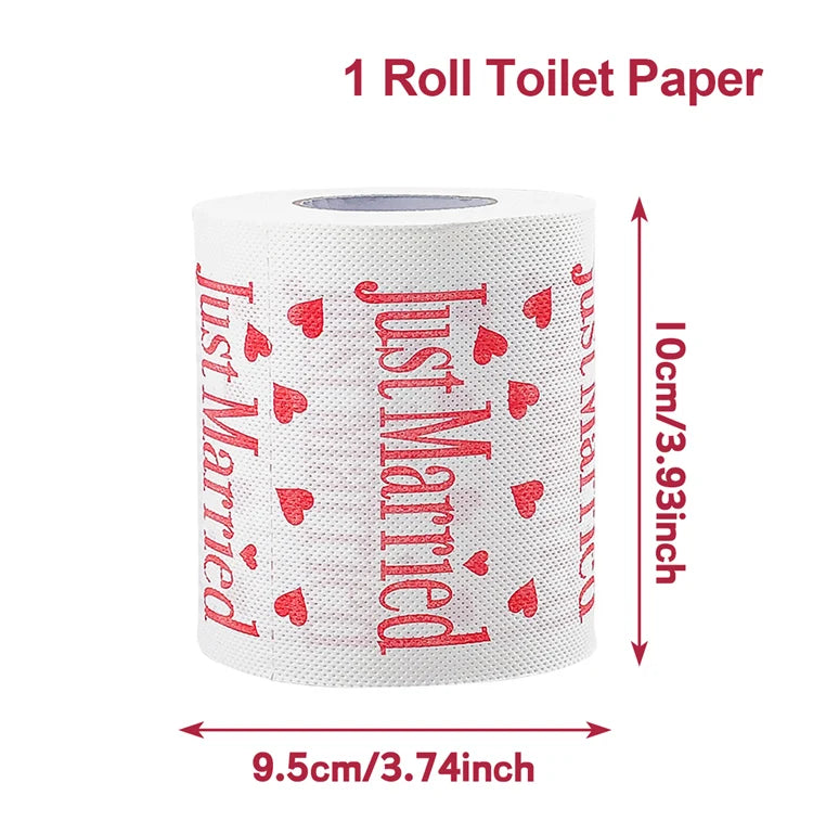 1-Christmas Toilet Roll Paper Happy 2026 New Year Christmas Supplies Xmas Tissue Roll Napkin Kitchen Tool Home Decoration New Year