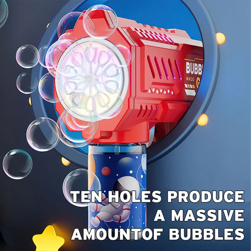 1-Automatic Bubble Gun – Rocket Bubble Machine Toy for Kids