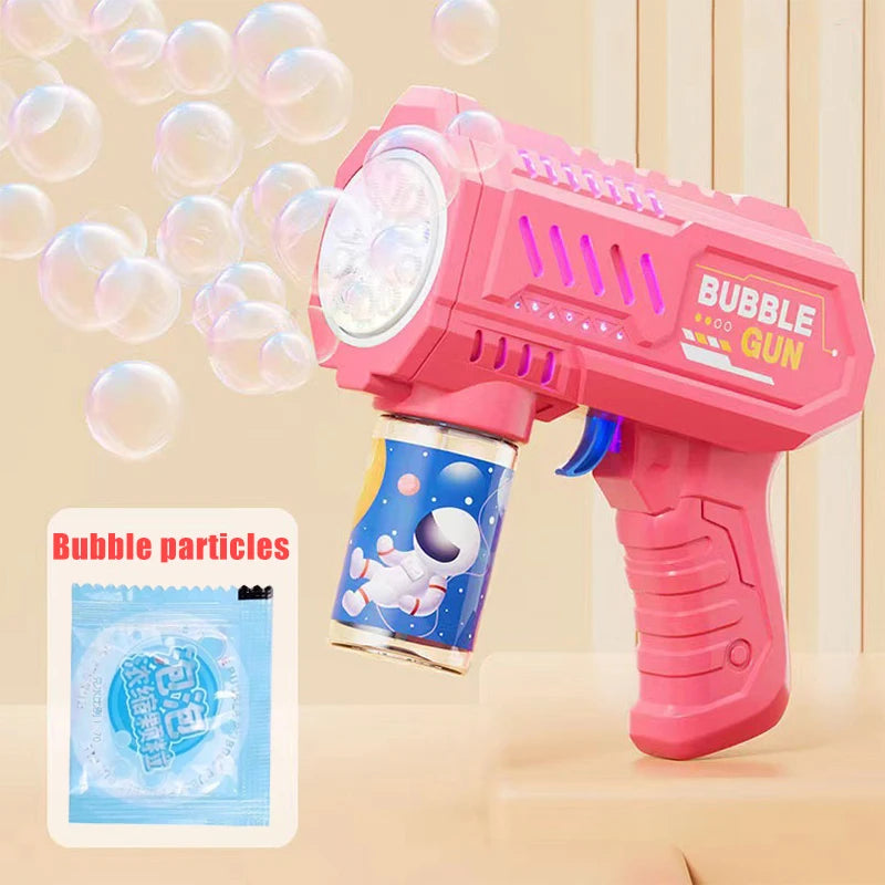 1-Automatic Bubble Gun – Rocket Bubble Machine Toy for Kids