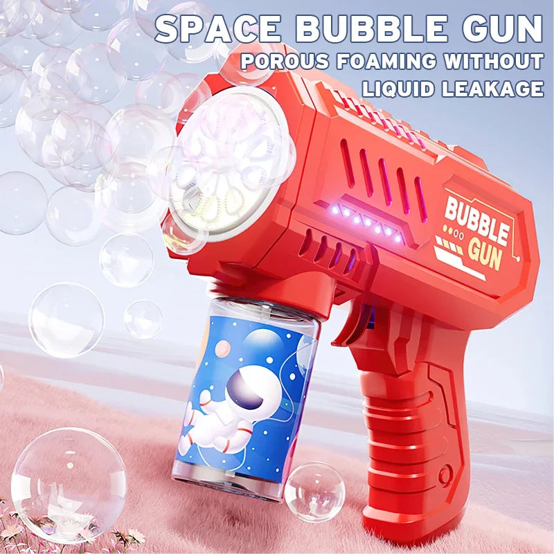 1-Automatic Bubble Gun – Rocket Bubble Machine Toy for Kids