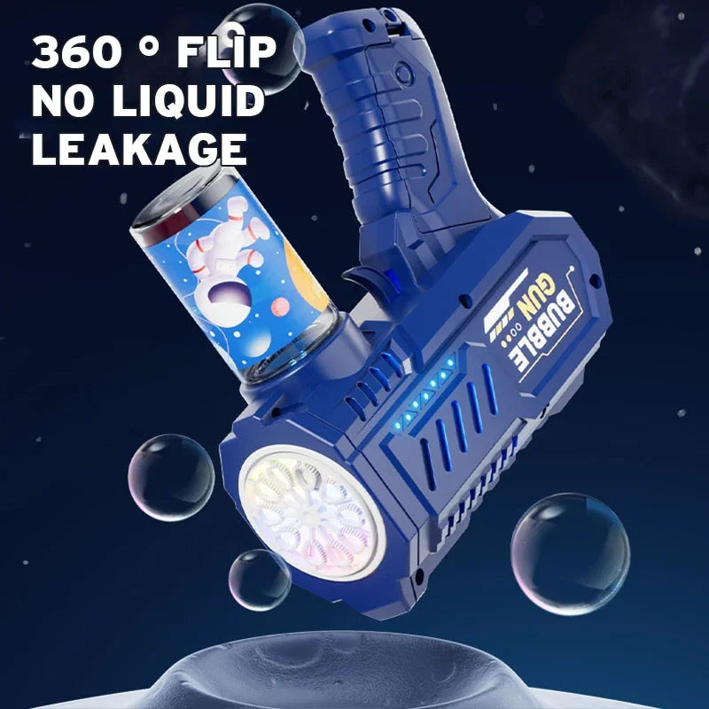 1-Automatic Bubble Gun – Rocket Bubble Machine Toy for Kids